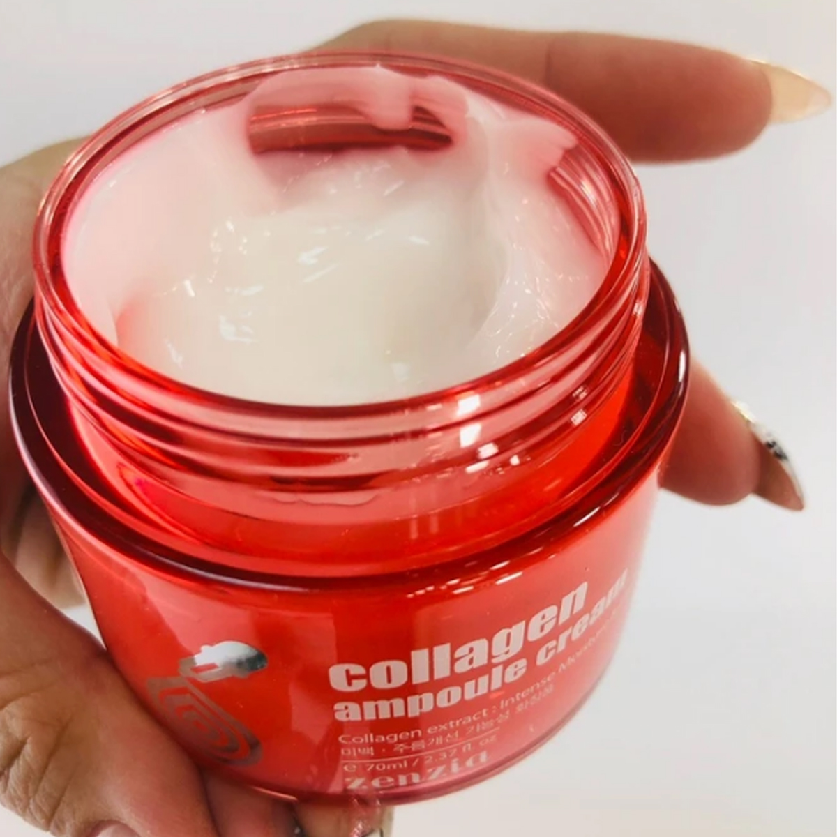 Kem Dưỡng Chống Lão Hóa Tinh Chất Collagen Zenzia Collagen Ampoule Cream 70ml– Hàng Chính Hãng