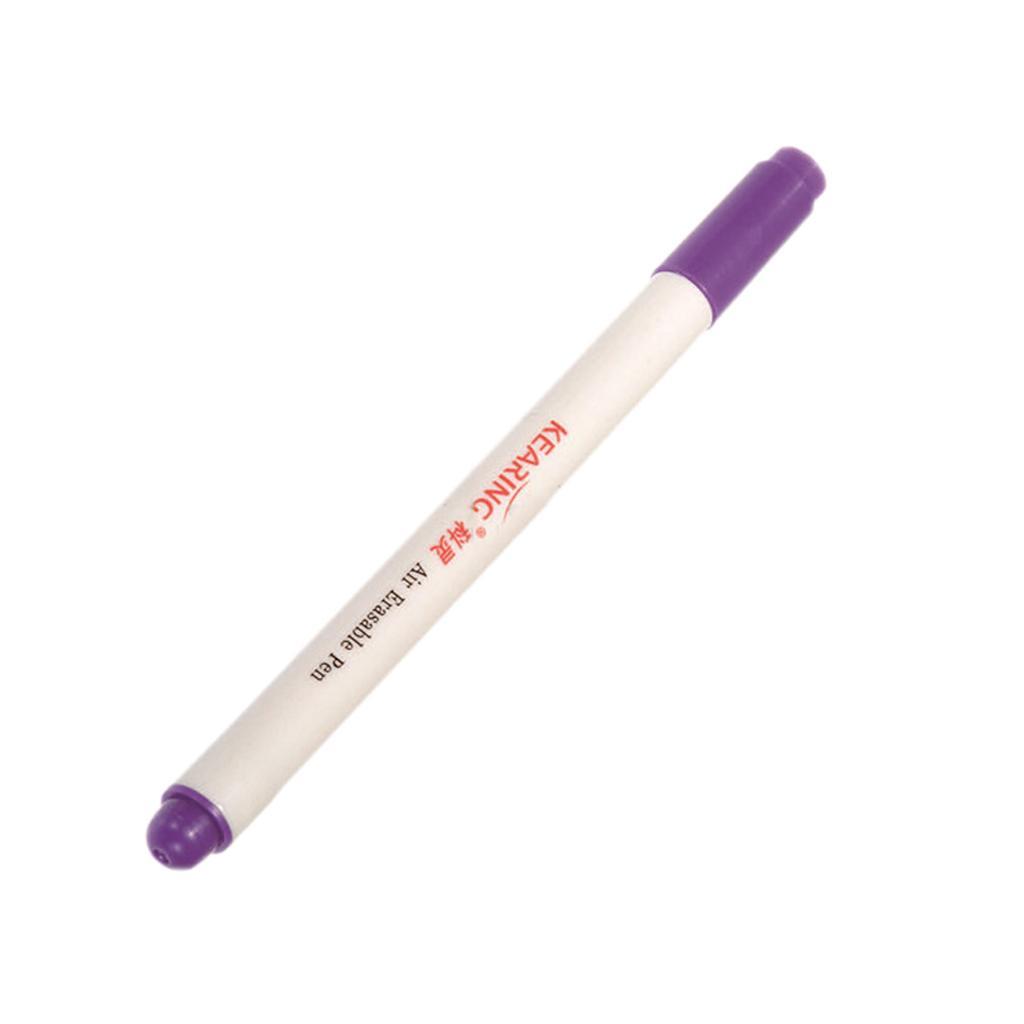 1 Piece 0.8mm Air Erasable Pen Auto-Vanishing Pen for DIY Fabric Marking Purple