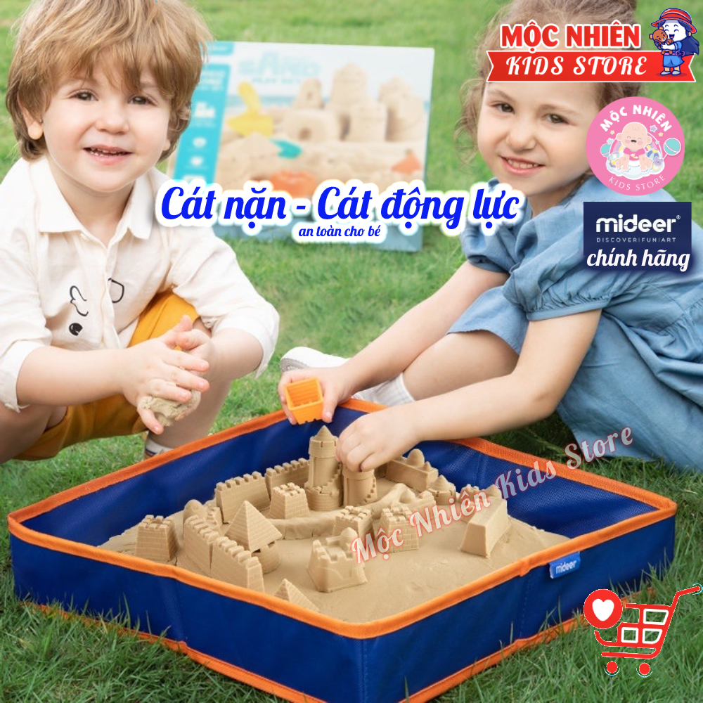 Đồ Chơi Cát Ma Thuật Mideer Magic Sand Play Set Dành Cho Bé 3 Tuổi, Đồ Chơi Cảm Giác Cho Bé