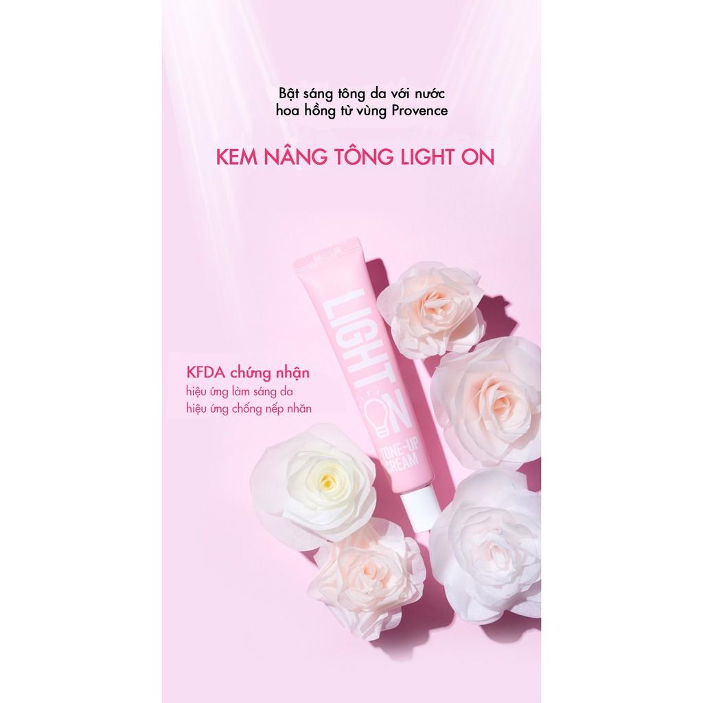 Kem Nâng Tông Da Bom Light On Tone-Up Cream