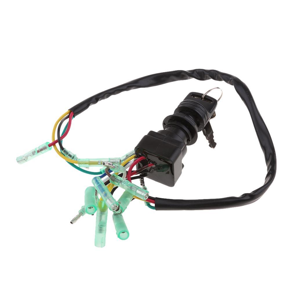 2X 1 Set Ignition Switch Key Replacement for Outboard PN 703-82510-43-00
