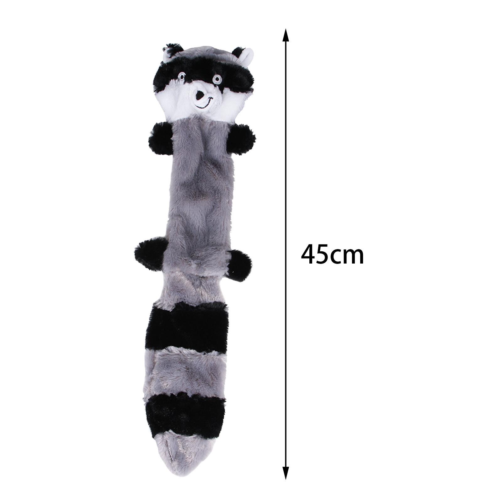 No Stuffing Plush Teething Dog Squeaky Toy for Small to Large Dogs