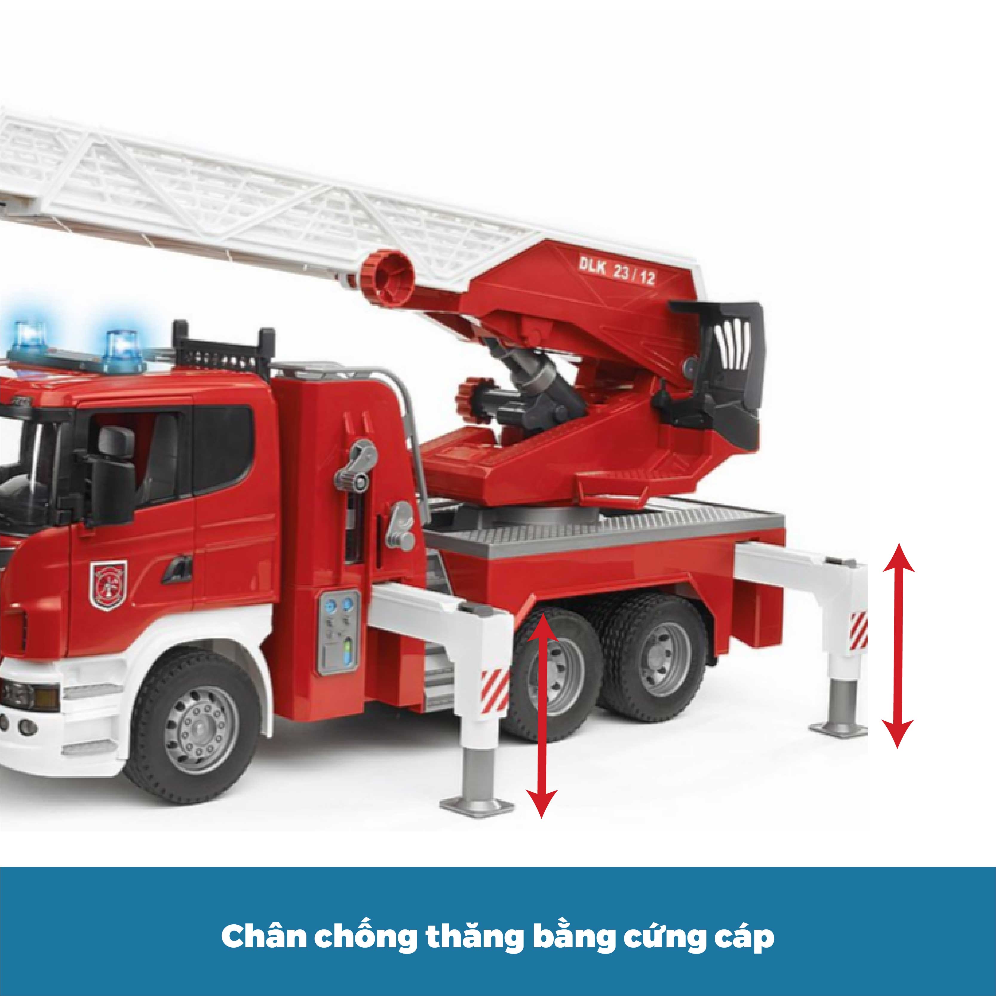 Đồ Chơi BRUDER Dạng Mô Hình Theo Tỷ Lệ Thu Nhỏ 1:16 Xe Cứu Hỏa Than BRU03590