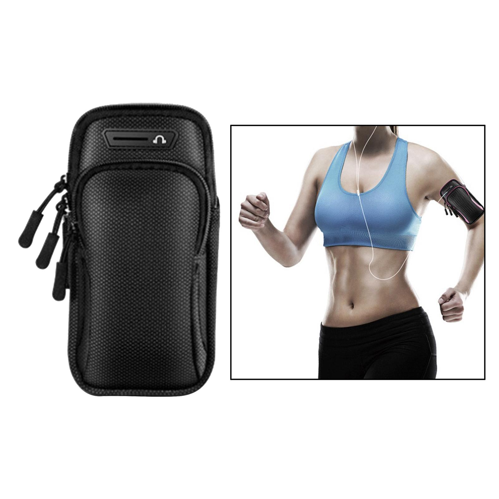 Universal Running Armband, Arm Cell Phone Case Holder Sports Armband for Running, Fitness and Gym Workouts, Mobile Phone Wrist Bag for Outdoor Sport
