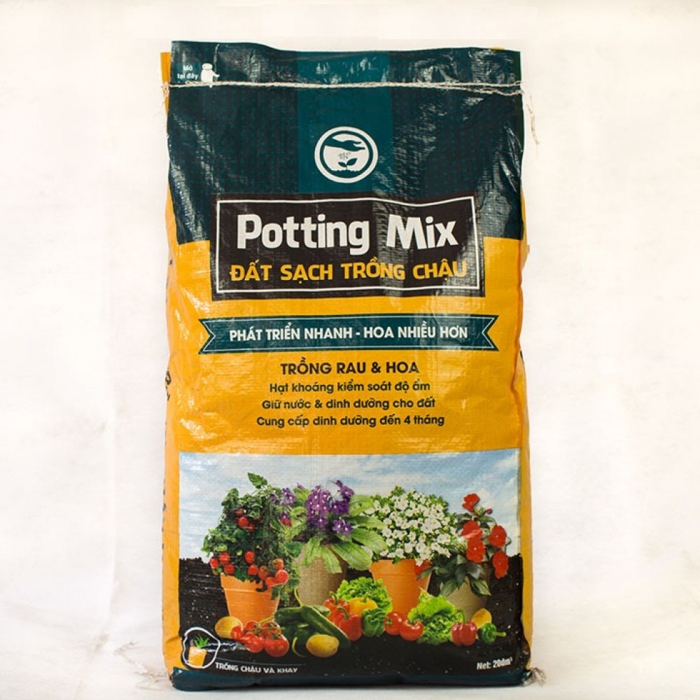 Đất Sạch Dinh Dưỡng Chuyên Dùng Trồng Rau & Hoa Potting Mix 20dm3