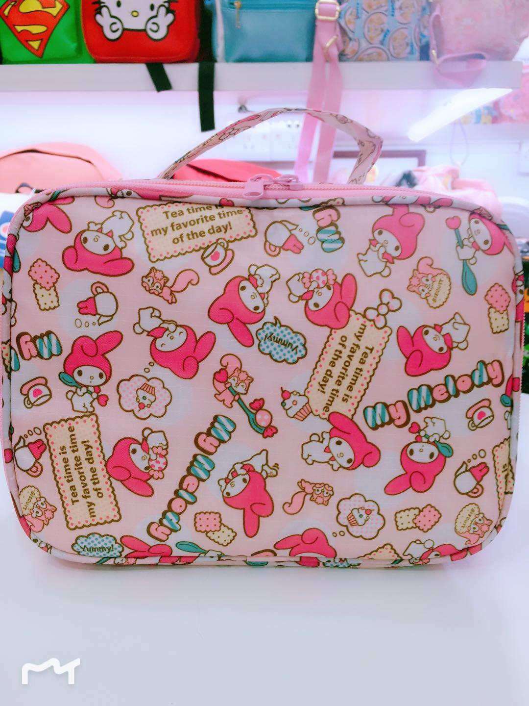 Sanrio Hello Kitty Túi Xách Hoạt Hình Túi Đựng Mỹ Phẩm Chống Nước Mỹ Giai Điệu Du Lịch Túi Vệ Sinh Túi Bảo Quản
