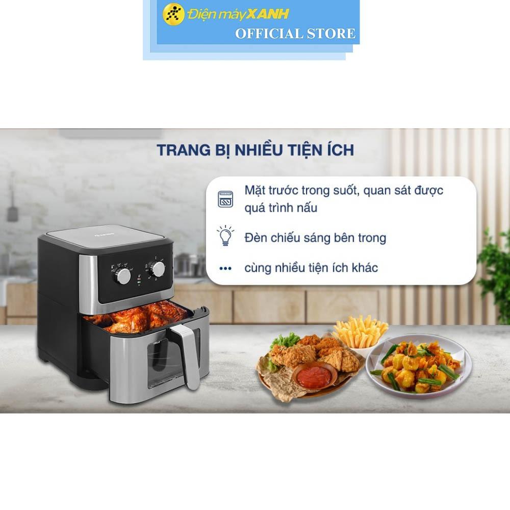 Nồi chiên không dầu Rapido RAF-8.0M 8 lít - Hàng Chính Hãng