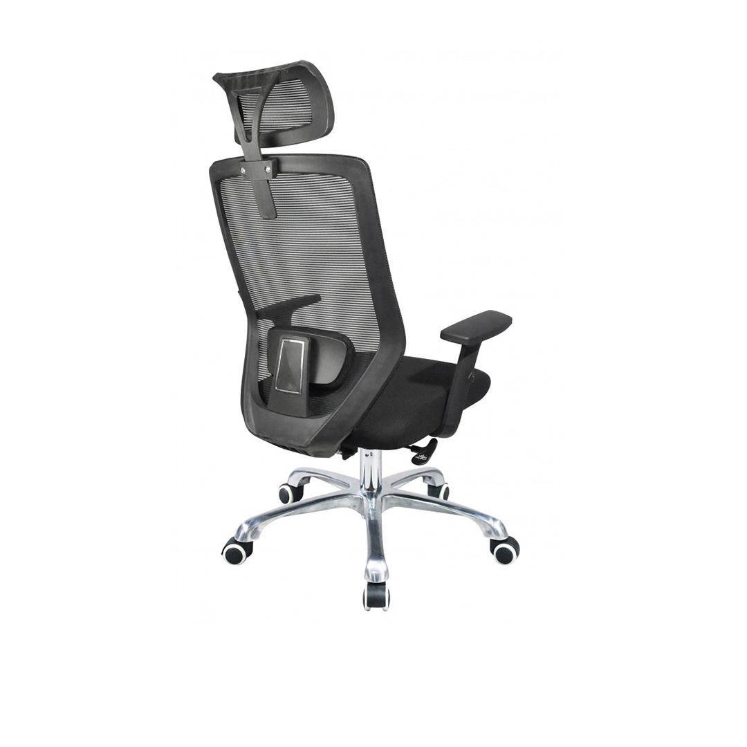 Ghế xoay nhân viên bọc lưới có tựa đầu SMLIFE Pearl