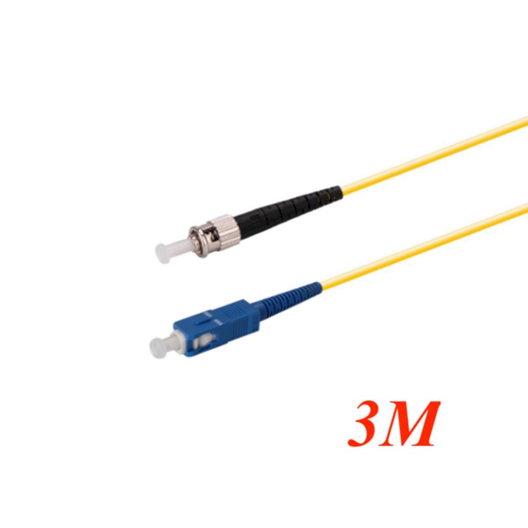 Ugreen 80320 Cáp nhảy quang Single mode Simplex Fiber dài 3M SC-ST Màu vàng NW226 hàng chính hãng