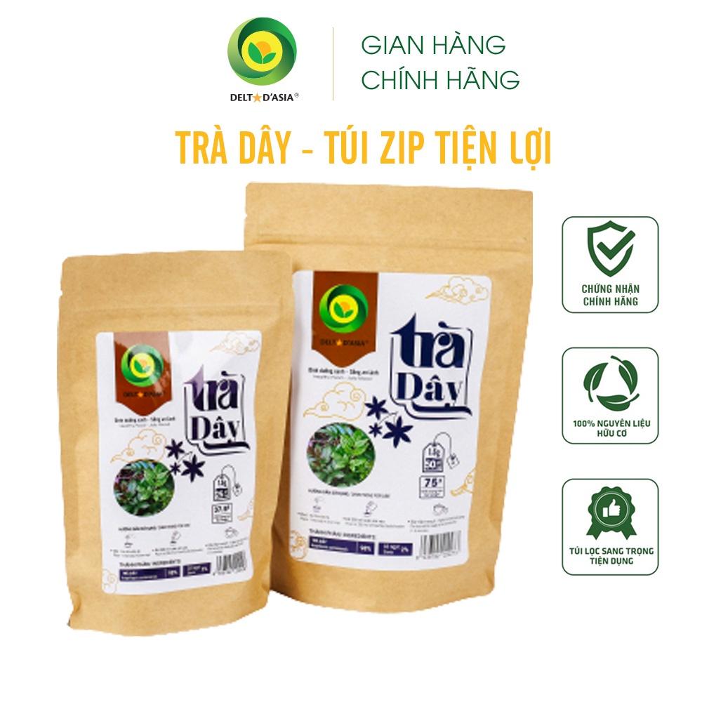 Trà Dây Túi Zip – Delta D'Asia Chống viêm loét dạ dày (25 - 50 túi x 1,5 g)