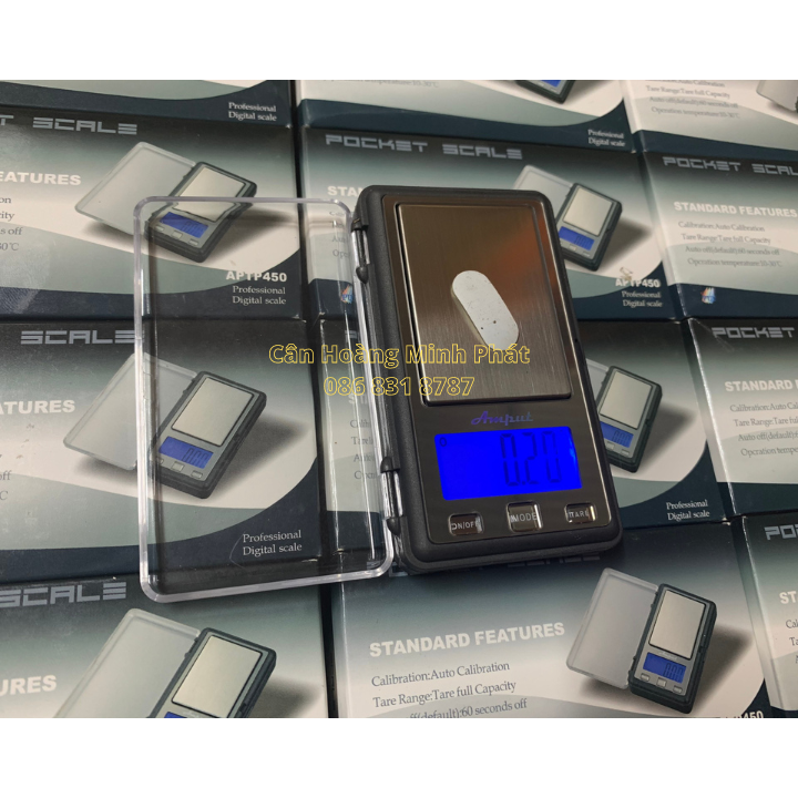 Cân Điện Tử Mini Bỏ Túi Pocket Scale 100g-200g/0.01g AMPUT