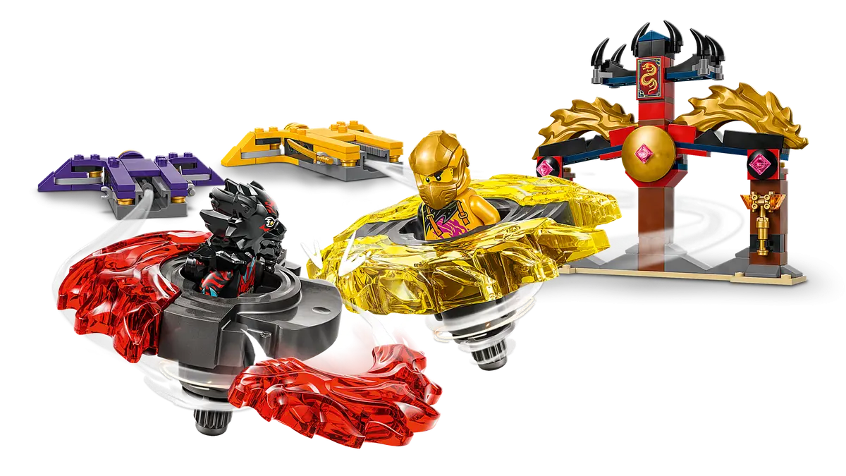 Đồ Chơi Lắp Ráp Con Quay Arin Và Phe Ác - Dragon Spinjitzu Battle Pack - Lego Ninjago 71826 (186 Mảnh Ghép)