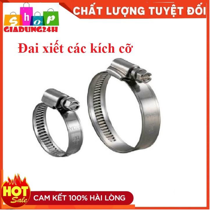 Cổ dê xiết ốc - Đai xiết ống -chét xiết ống nước ∅13 ∅16 ∅19 ∅25 ∅32 ∅38 ∅44 ∅51 ∅60