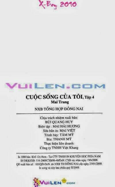 cuộc sống của tôi chapter 4 168