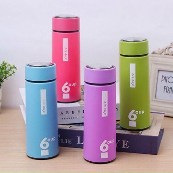 Bình Giữ Nhiệt Lõi Thủy Tinh Chống Nóng 6 Oup Siêu Bền Đẹp 450ml