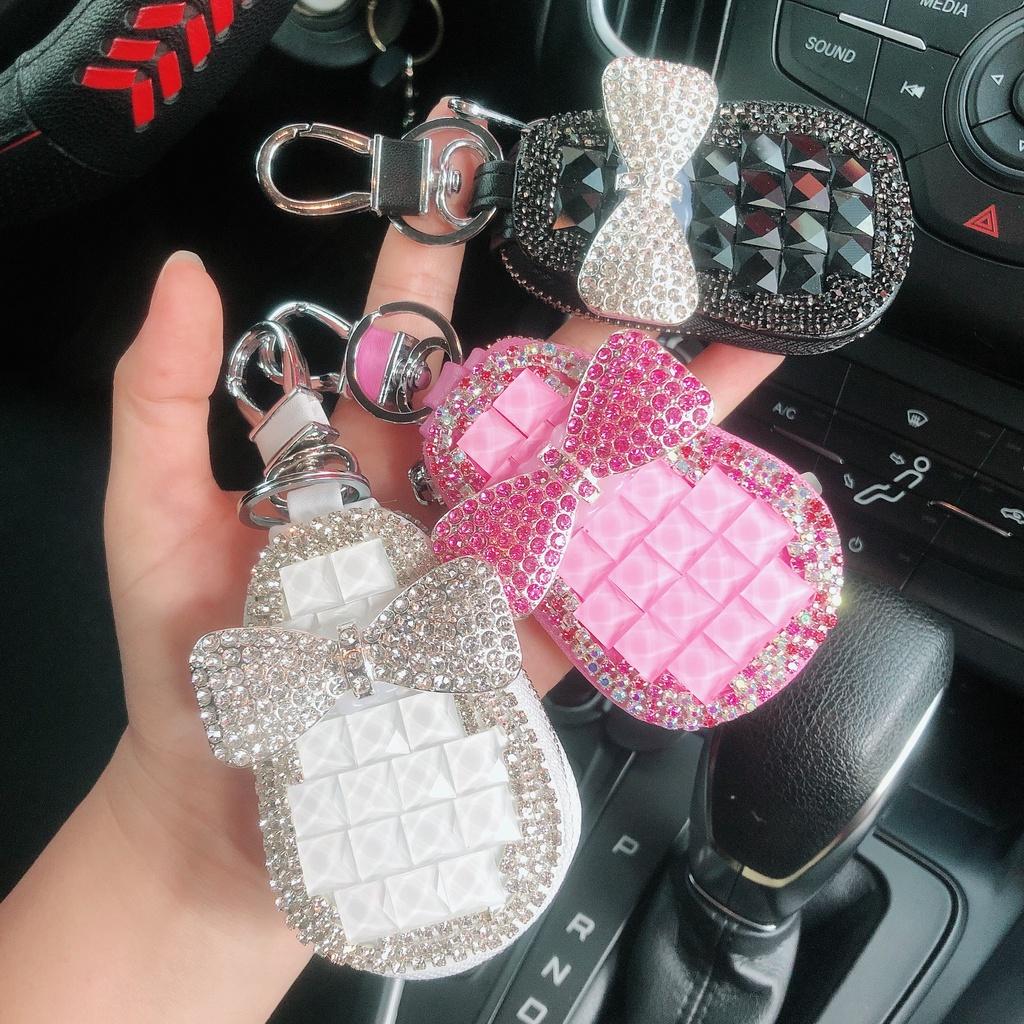 Bao Da Chìa Khóa Xe Hơi Đính Đá Cao Cấp