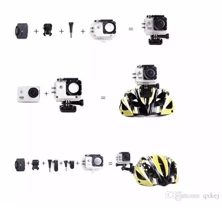 Camera hành động Waterproof Sports Cam Chống Nước Full HD 1080 Trải Nghiệm Hoàn Toàn Mới