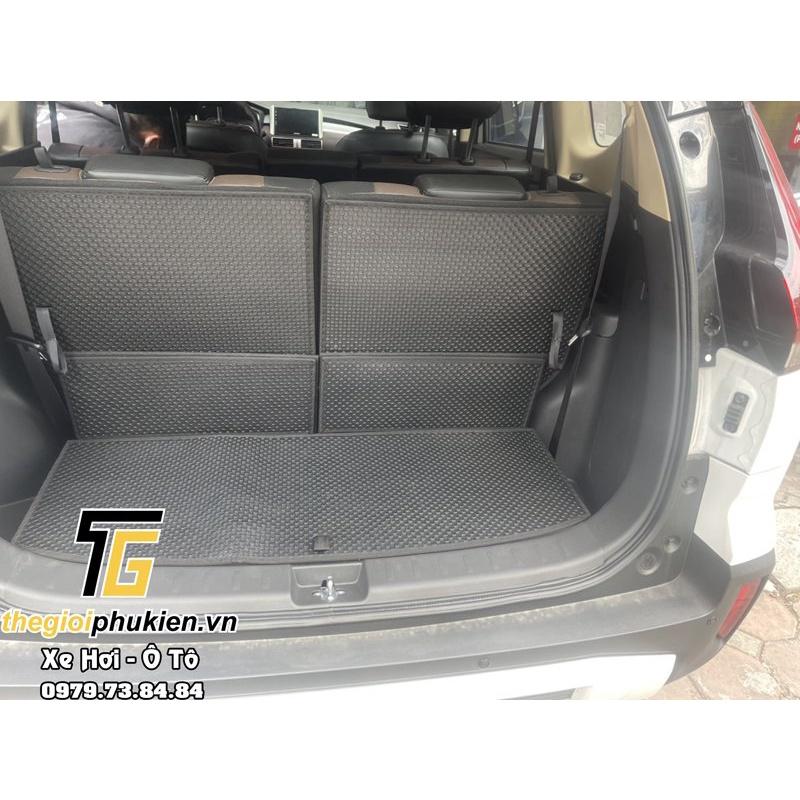 Bộ lót cốp và lưng hàng ghế chất liệu cao su tự nhiên cho xe Mitsubishi Xpander, Xpander Cross thương hiệu Kata