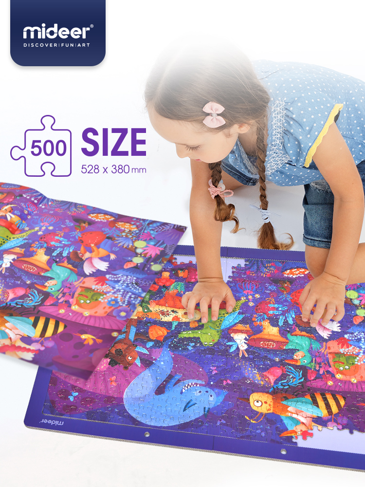 Ghép hình 500 miếng Lễ hội hóa trang - Puzzle 500pcs - Đồ chơi trẻ em Mideer chính hãng