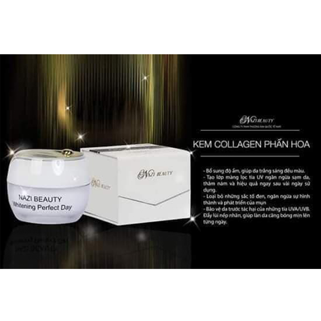 Kem Face Collagen phấn hoa Nari giúp da đều màu căng sáng mịn màng khỏe mạnh từ sâu bên trong giảm nếp nhăn tăng đàn hồi cho da đạt chuẩn GMP hũ 35g