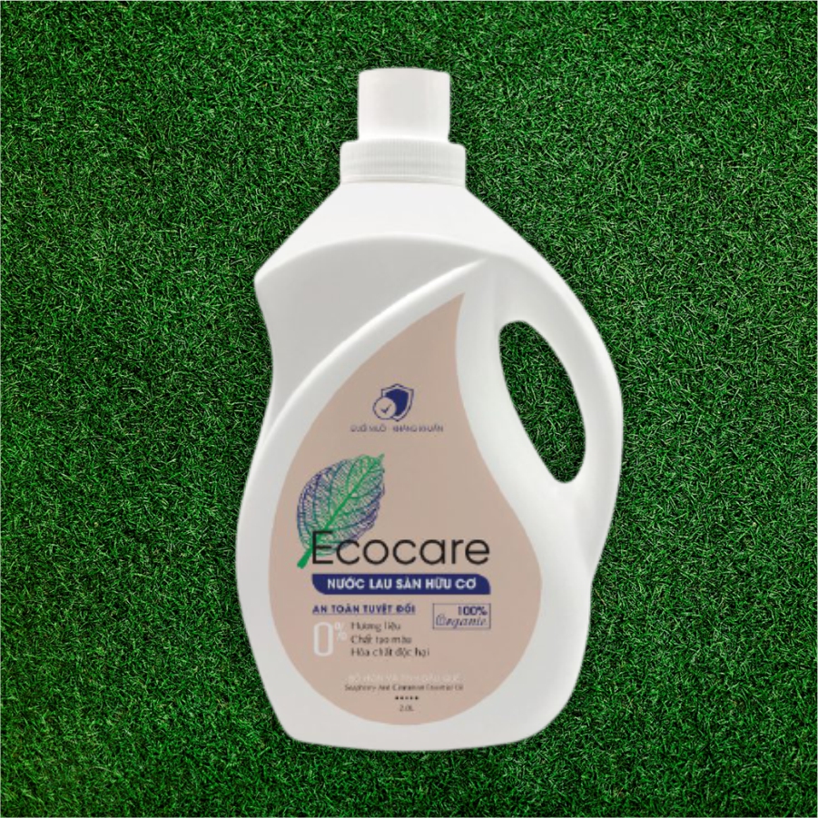 Nước Lau Sàn Hữu Cơ Bồ Hòn Ecocare - 100% thực vật, tinh dầu khử mùi, đuổi muỗi, chống trượt, kháng khuẩn - Chai 2000ml