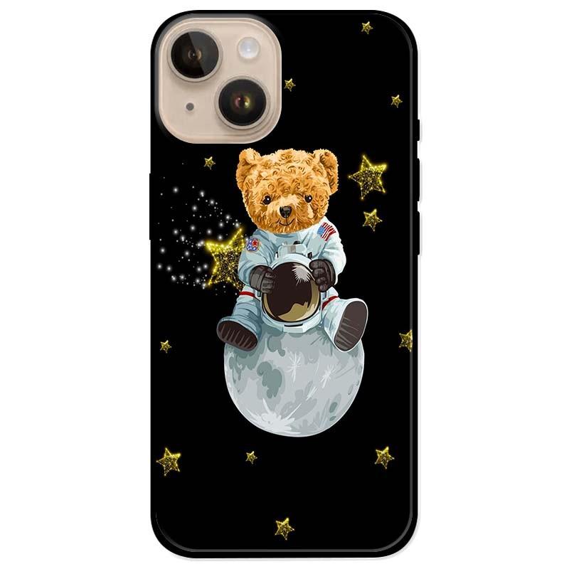Ốp lưng dành cho Iphone 14 - Iphone 14 Plus - Iphone 14 Pro - Iphone 14 Pro Max - Gấu Vũ Trụ