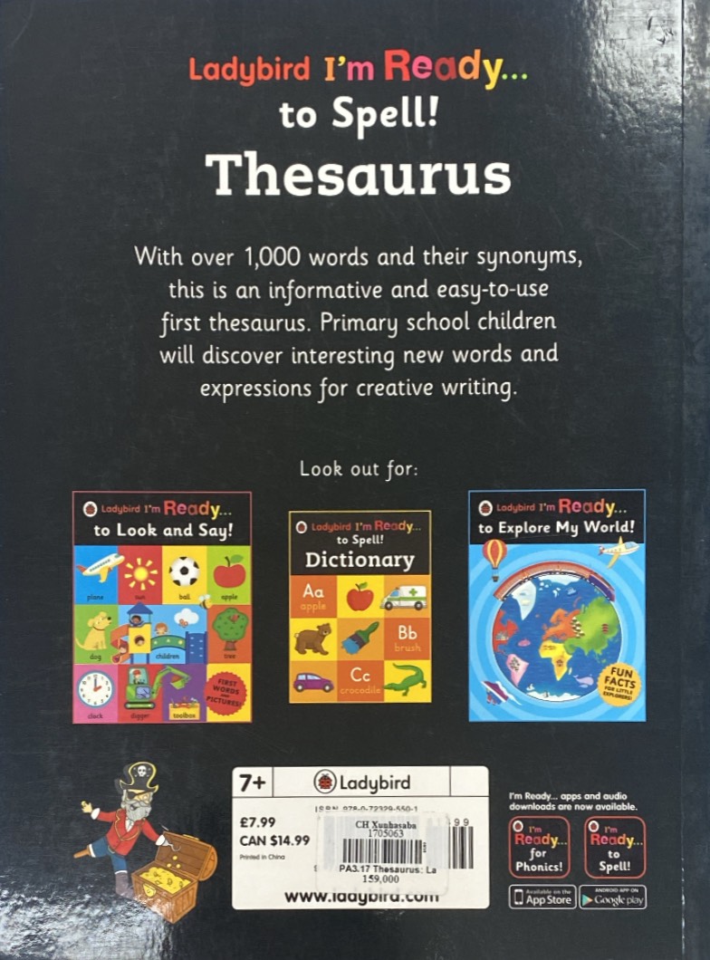 Ladybird I'm Ready To Spell Thesaurus