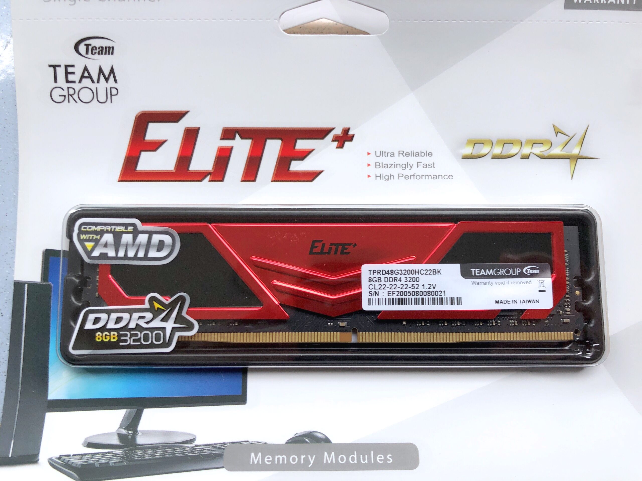 Ram Team Elite Tản nhiệt DDR4 8GB Bus 2666 - Hàng Chính Hãng