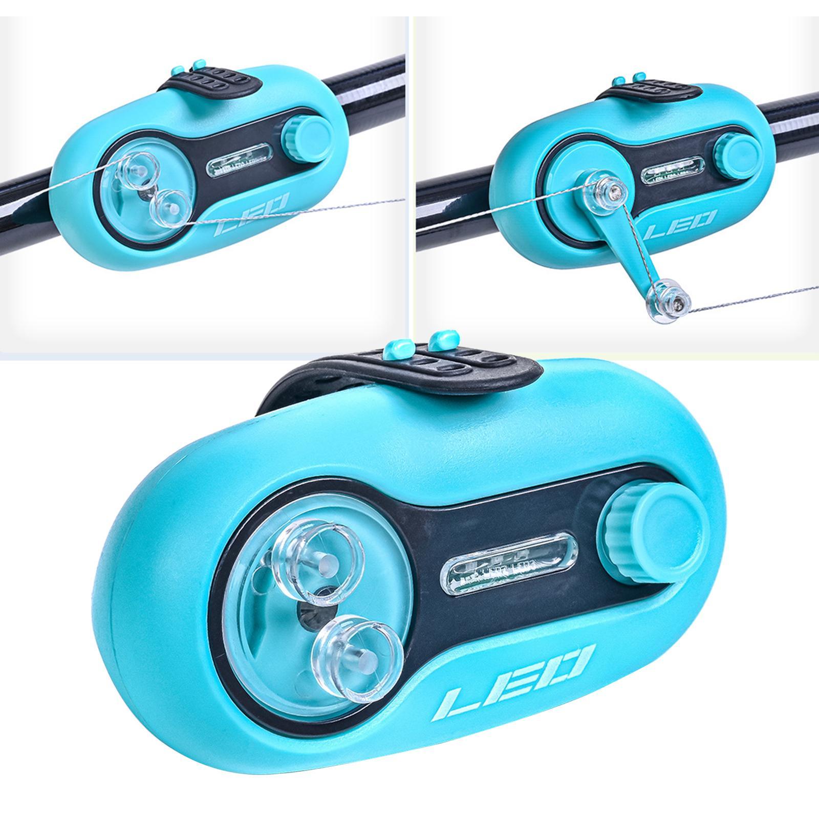 Waterproof Fishing Bite  with Sound LED Indicator  Blue Turntable