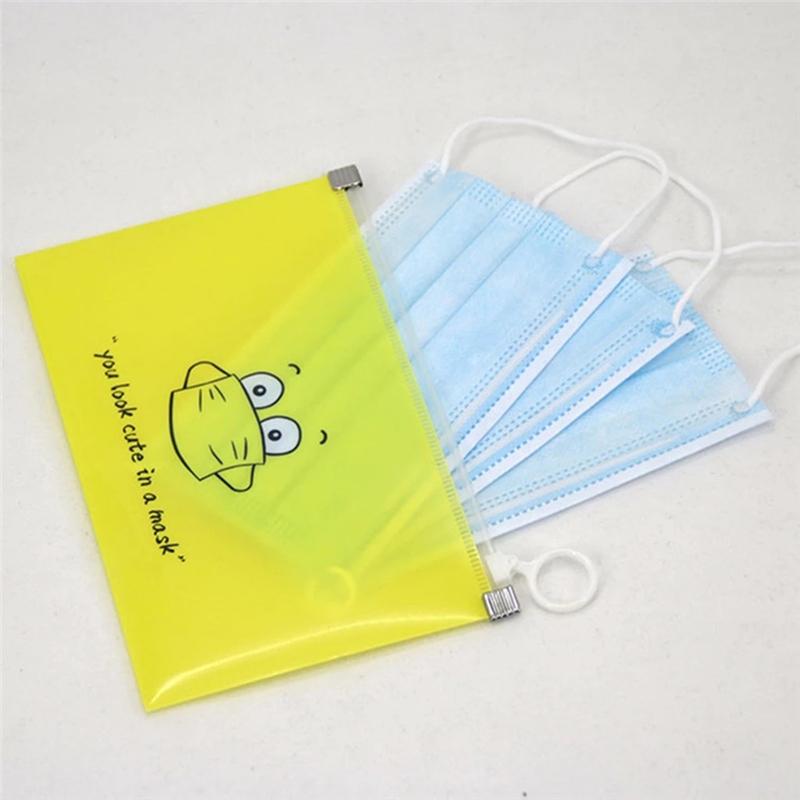 Túi Đựng Khẩu Trang Dùng Một Lần Trong Suốt Chống Bụi Tiện Dụng