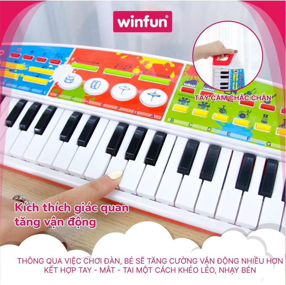 Đàn Beat Bop vui nhộn Winfun 2509 - đồ chơi phát triển năng khiếu cho bé