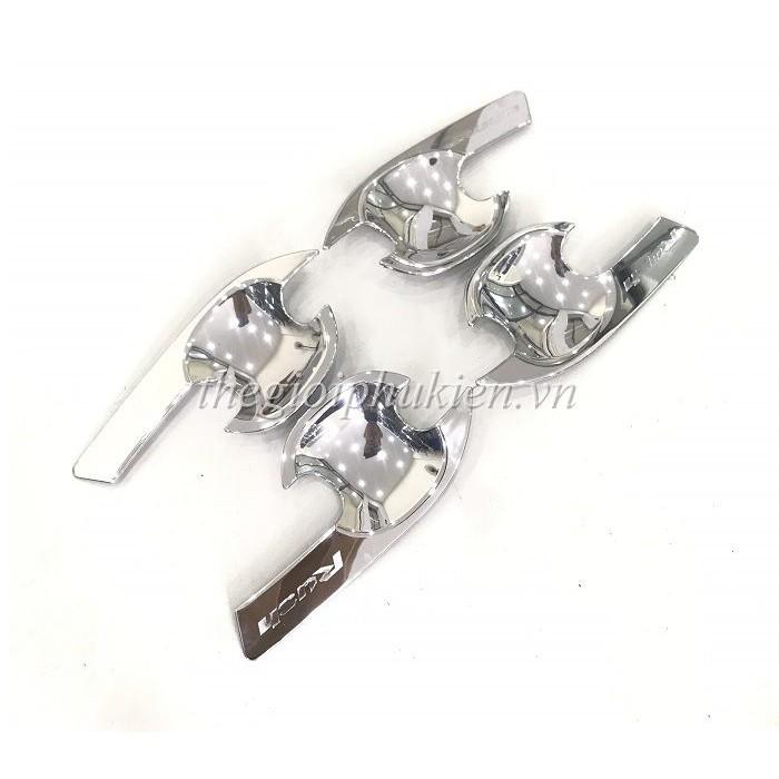 Bộ ốp tay nắm, hõm cửa xe Toyota Rush mạ Crom