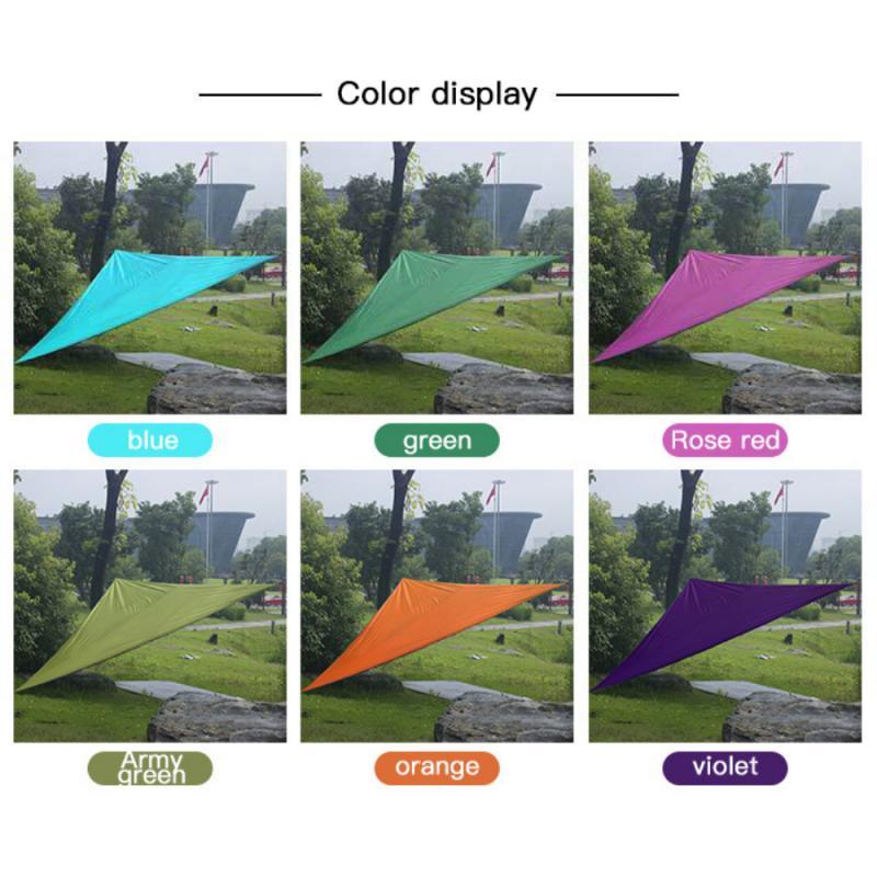 Camping Sun Shelter Summer Outdoor Waterproof UV Shade Canvas Garden Terrace Canopy Shade Cloth