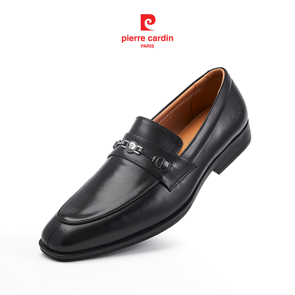 Giày Tây Horsebit Loafer Da Bò Thật Phong Cách Cổ Điển PCMFWL 794