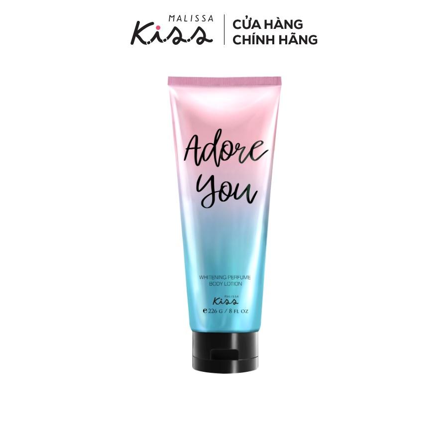 Sữa Dưỡng Trắng Da Toàn Thân Hương Nước Hoa Malissa Kiss - Hương Adore You 226g