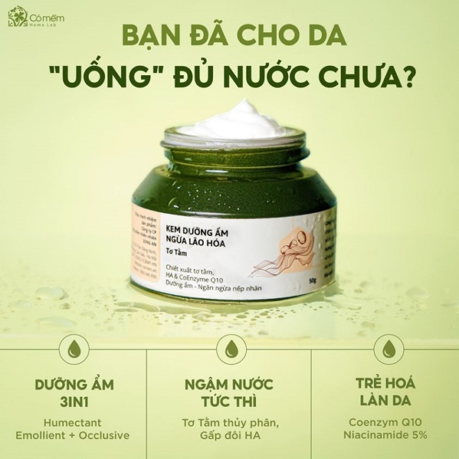 Bộ Chăm Sóc Da Chuyên Sâu Tơ Tằm 6 Sản Phẩm Dưỡng Ẩm Da Chuyên Sâu Tơ Tằm Cỏ Mềm 800g