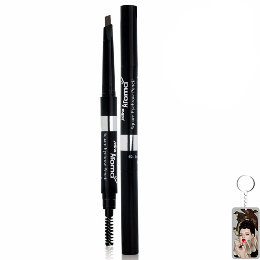 Chì mày định hình Mira Aroma Square Eyebrow Pencil tặng kèm móc khoá