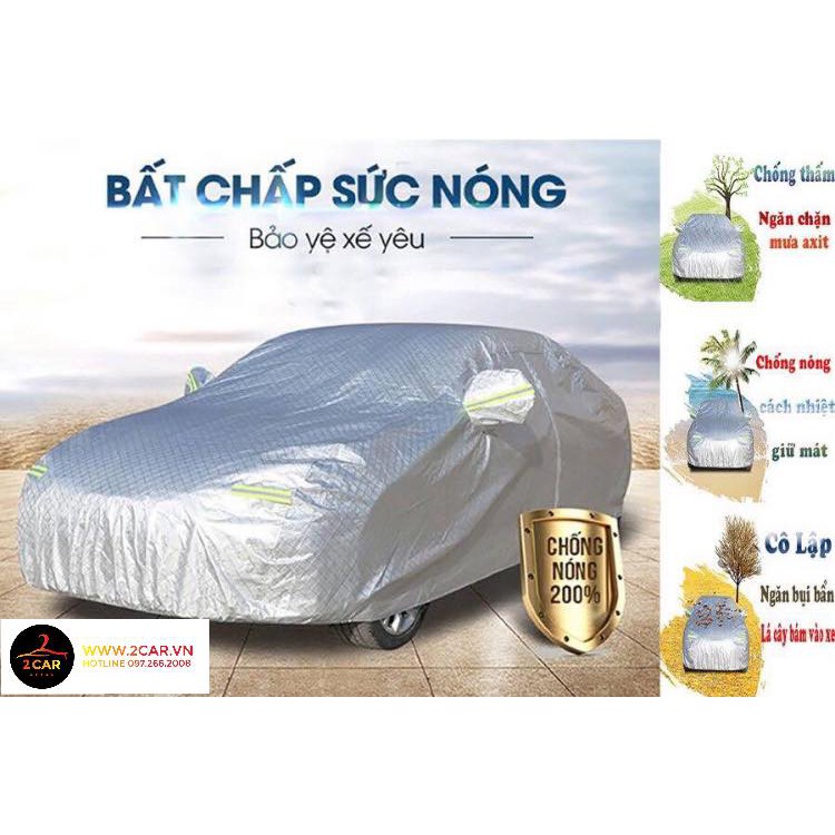 Bạt Che Phủ Xe Kia Seltos Cao Cấp (bạt 3 lớp Tráng Nhôm, chống xước)