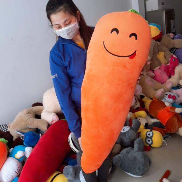 GẤU BÔNG CỦ CÀ RỐT,GỐI ÔM CỦ CÀ RỐT KHỔNG LỒ 1M2