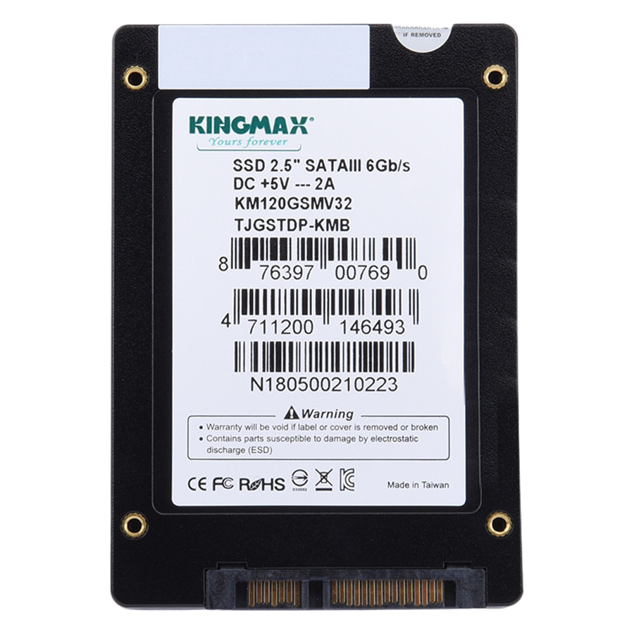 Ổ Cứng SSD 120G KingMax SMV32 KM120GSMV32 SATA III 6Gb/s - Hàng Chính Hãng