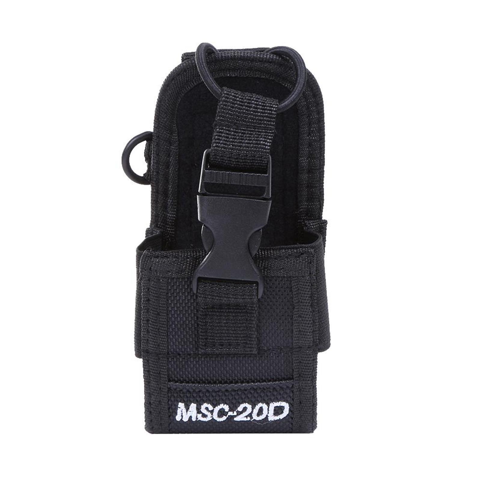 2x Premium Radio Holder Case Holster Pouch for Radio Walkie Durable