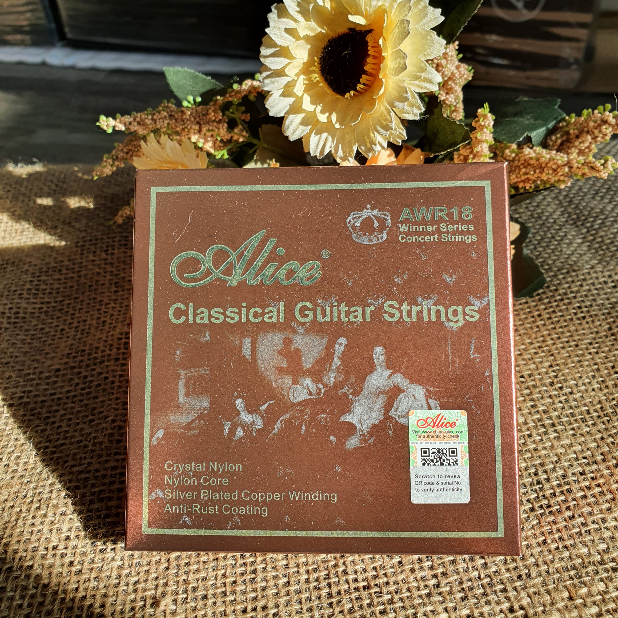 Dây đàn guitar classic tầm trung Alice AWR18 - Tặng kèm phím gảy