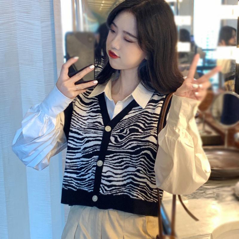 Áo sát nách cardigan cổ chữ V trẻ trung cho nữ