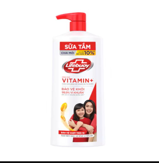 LIFEBUOY Sữa Tắm Bảo Vệ Vượt Trội 10 888G
