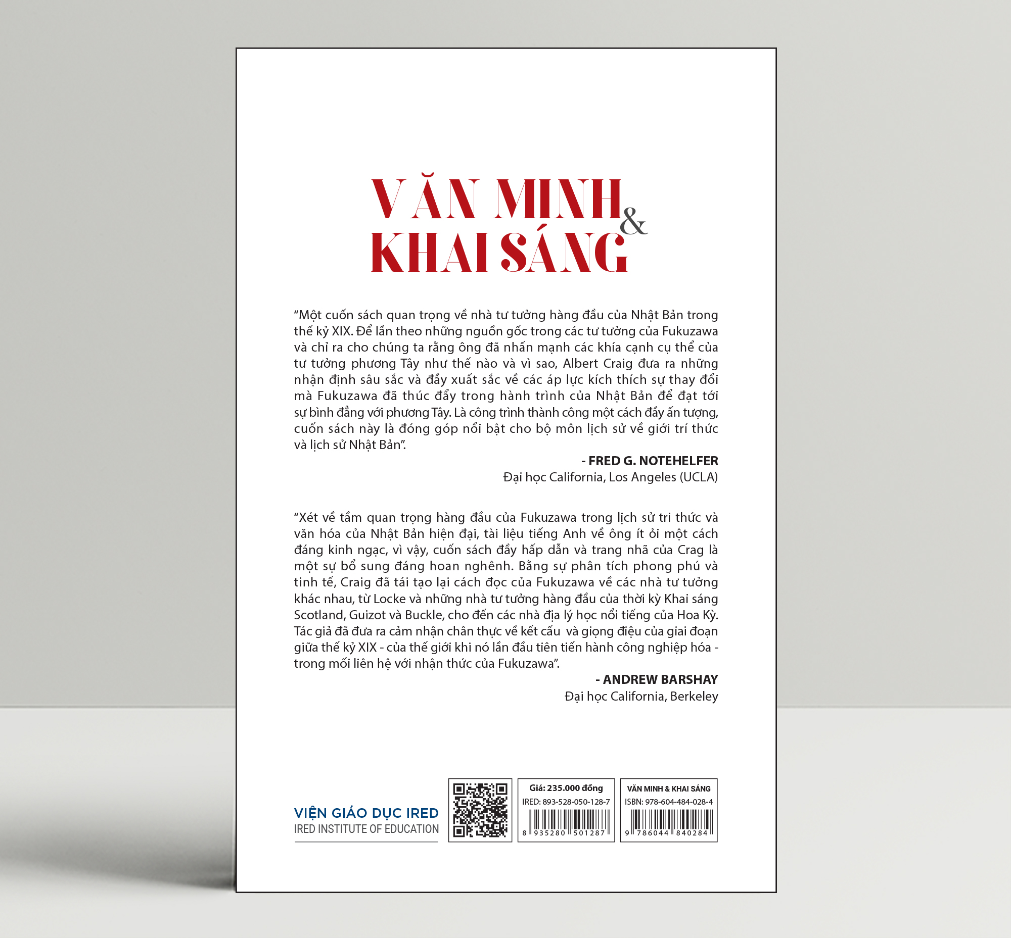 Văn Minh Và Khai Sáng (Civilization and Enlightenment) - Albert M. Craig - IRED Books