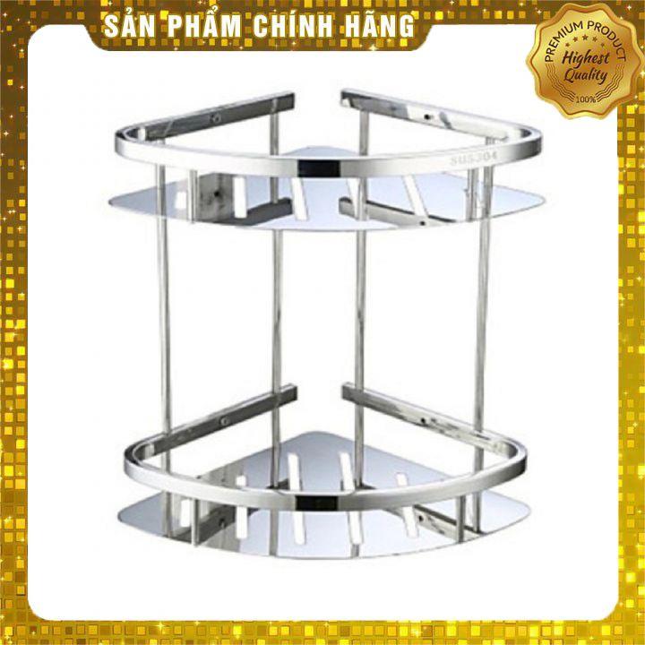 Kệ Góc Nhà Tắm 2 Tầng Inox 304 Cao Cấp Sáng Bóng Tiện Dụng, Bền Đẹp