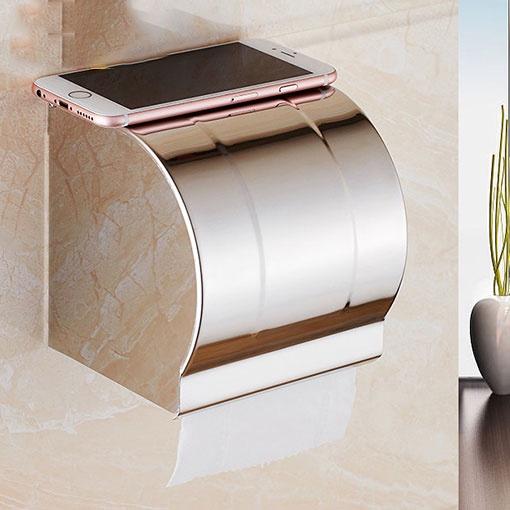 Lô giấy vệ sinh inox, hộp đựng giấy vệ sinh nhựa treo tường hàng đẹp
