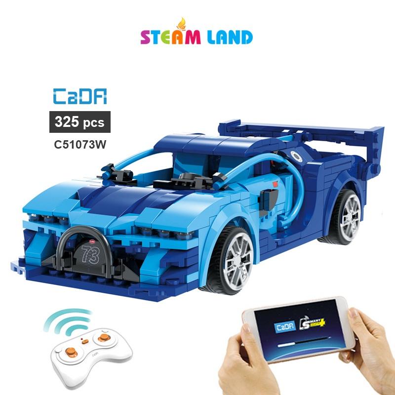 Đồ Chơi Lắp Ráp Điều Khiển Xe Blue Race Car - CADA C51073W