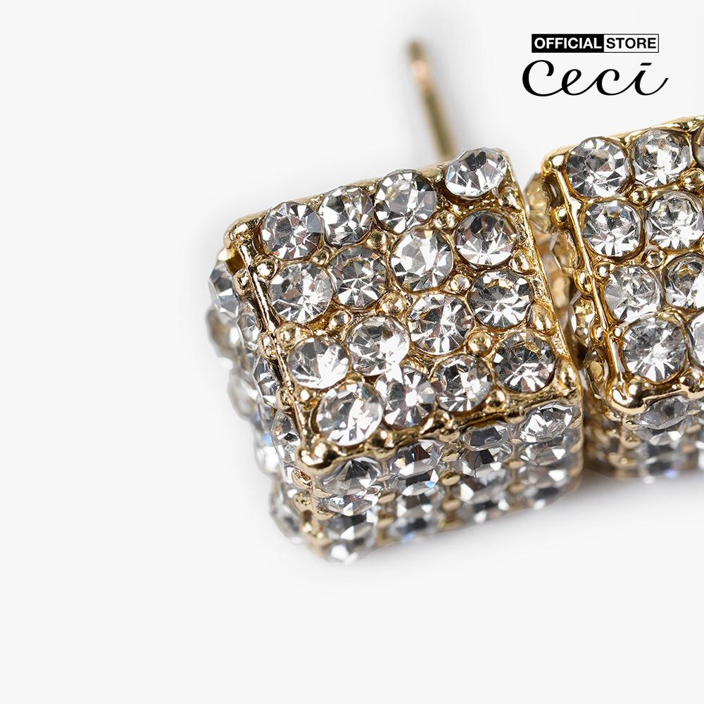 CECI - Khuyên tai nữ hình hộp vuông độc đáo CC1-09000176-27