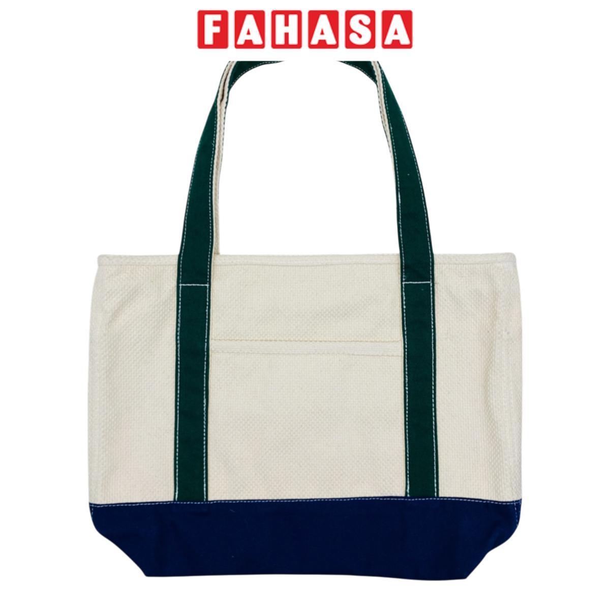 Túi Vải Tote Thêu Chữ - Size M - Saigon ZeroWaste - Mẫu 3 (Slogan Ngẫu Nhiên)